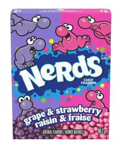 Nerds - Grape & Strawberry 46,7g ( BLACK FRIDAY)