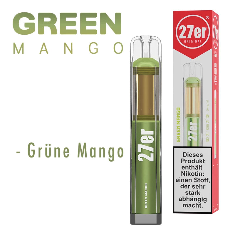 VENOOKAH VAPE 27er GREEN MANGO MEGA VAPE ANGEBOT