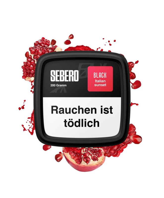 Sebero Black - Italien Sunset 200g Shisha Tabak
