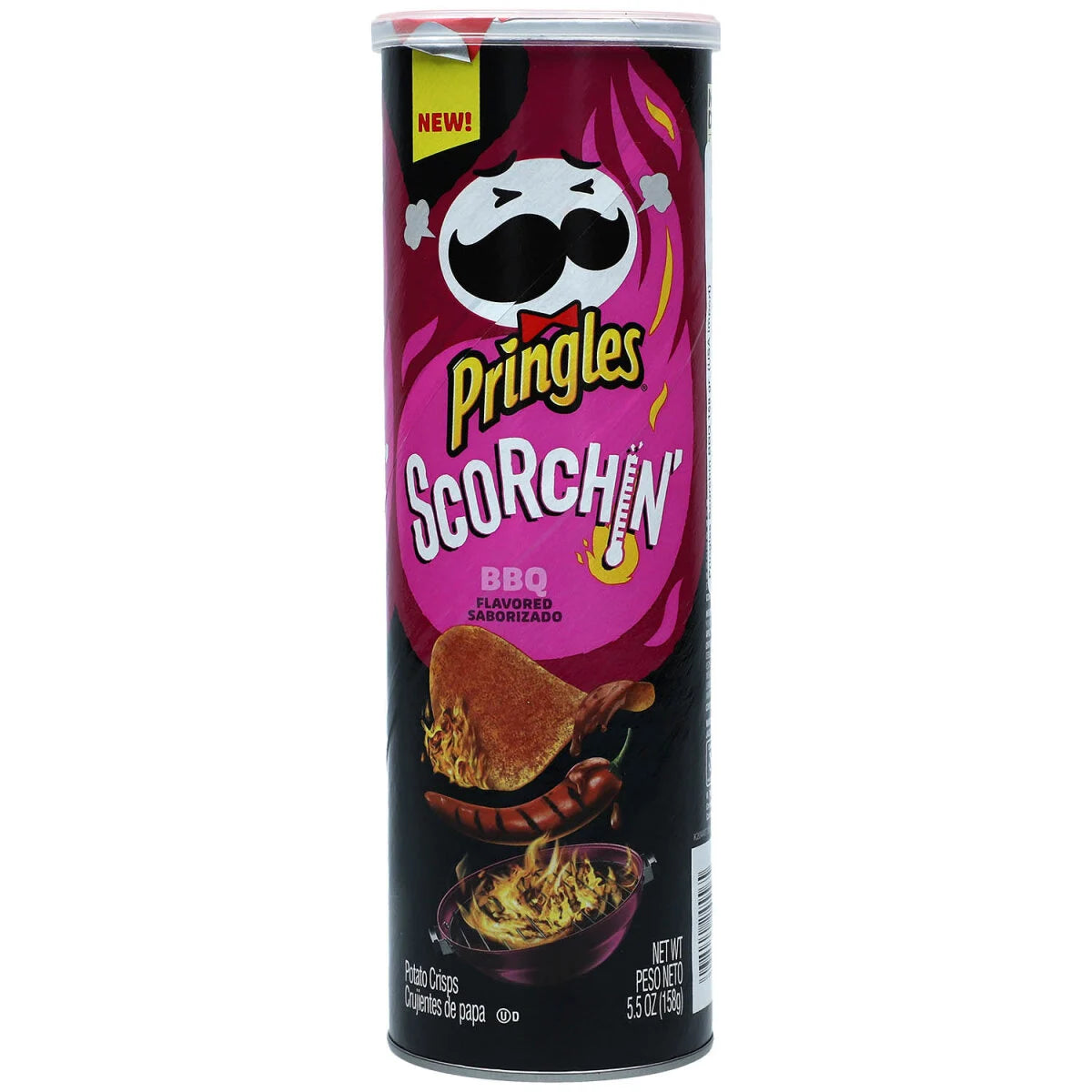 Pringles - Scorchin BBQ 156g  ( BLACK FRIDAY)