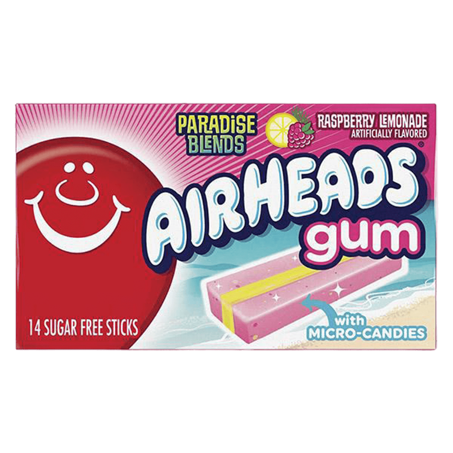 Airheads - Gum Raspberry Lemonade 33g  ( BLACK FRIDAY)