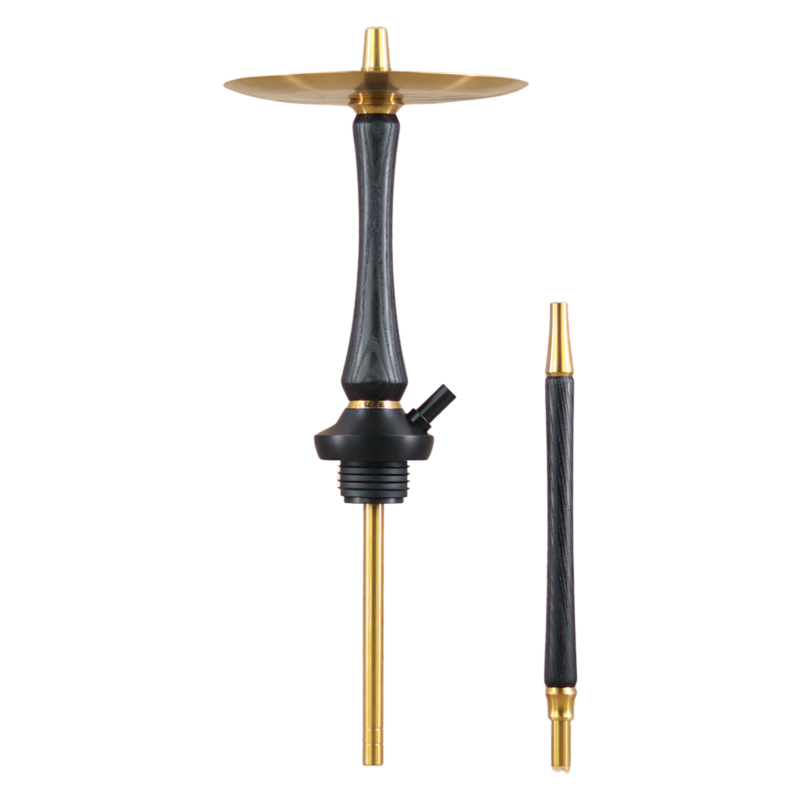 Union Hookah - Sleek PVD Black Gold