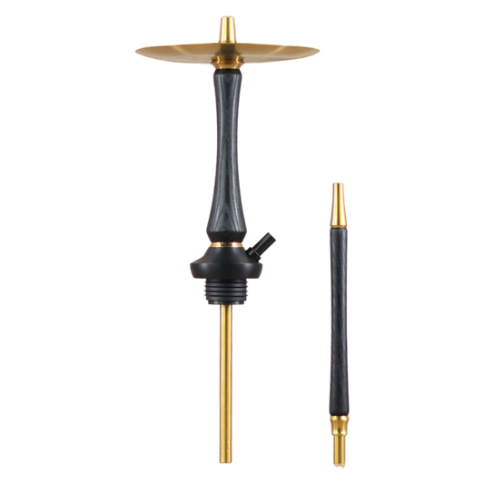 Union Hookah - Sleek PVD Black Gold