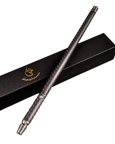 Dschinni Carbon Mundstück Schwarz Edelstahl