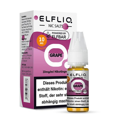 ELFBAR ELFLIQ Grape Nikotinsalz Liquid 10 mg/ml Nikotin
