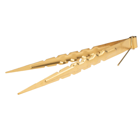 Jookah - Zange 22cm Gold mit Lochstecher