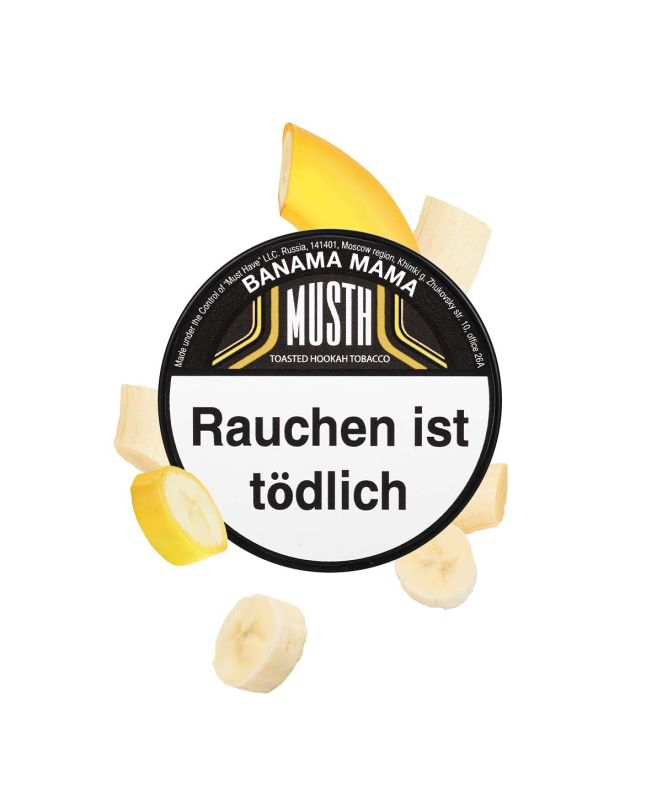 Must H Banana Mama 125g Shisha Tabak