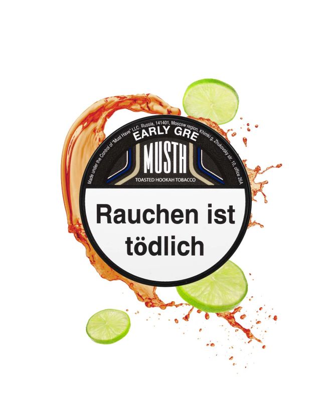 Must H Early Gre 125g Shisha Tabak