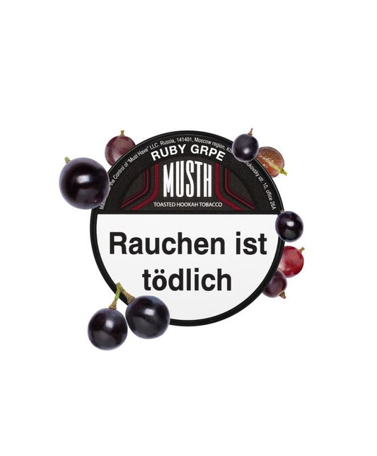 Must H Ruby Grpe 125g Shisha Tabak