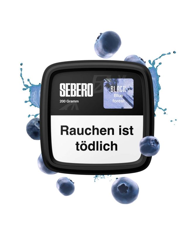 Sebero Black - Blue Forest 200g Shisha Tabak