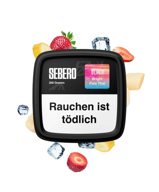 Sebero Black - Bright Pala Thai 200g Shisha Tabak