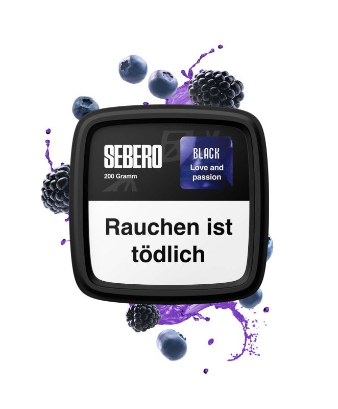 Sebero Black - Love and Passion 200g Shisha Tabak