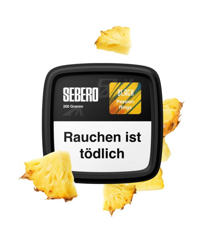 Sebero Black - Passion Rings 200g Shisha Tabak