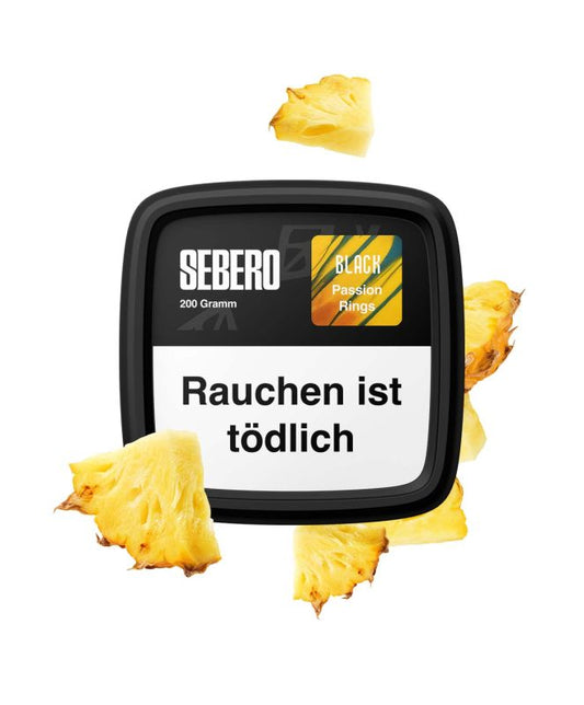 Sebero Black - Passion Rings 200g Shisha Tabak