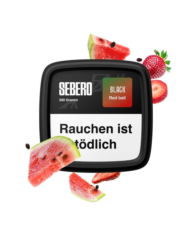 Sebero Black - Red Ball 200g Shisha Tabak