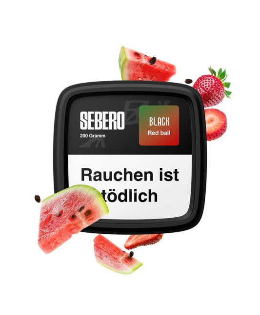 Sebero Black - Red Ball 200g Shisha Tabak