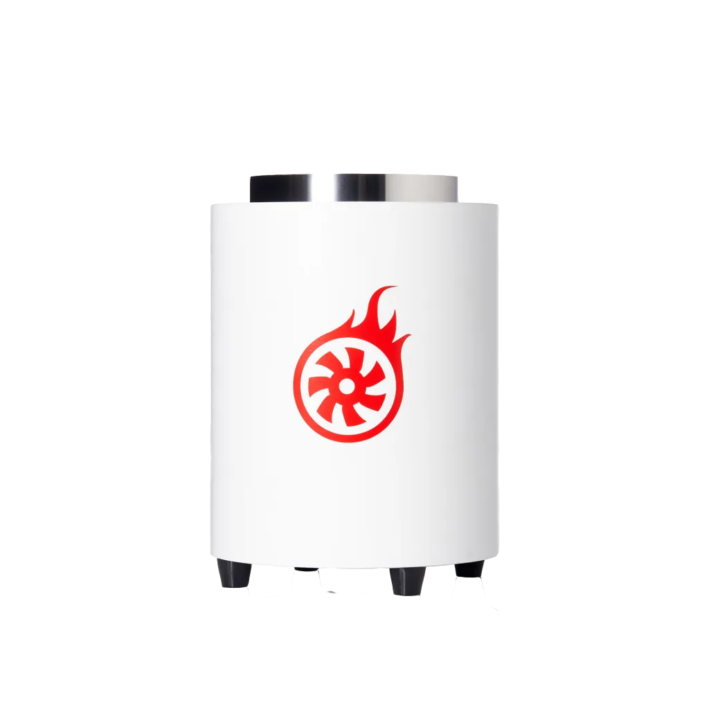 Shisha Turbine Next Magic Weiß mit rotem Kabel   MEGA ANGEBOT !