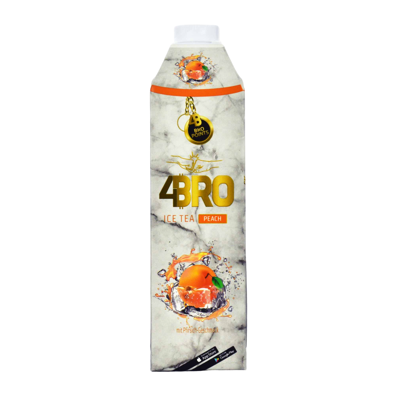 4 BRO ICE TEA PEACH 1L