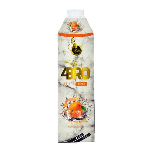 4 BRO ICE TEA PEACH 1L